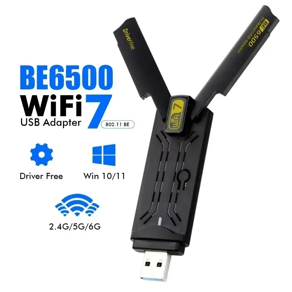 Clé USB Wi-Fi 7 – 2.4 / 5 / 6 GHz Ultra-Rapide